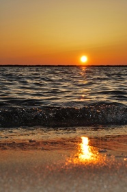 Zobacz obraz Zachód słońca na plaży, WID_042