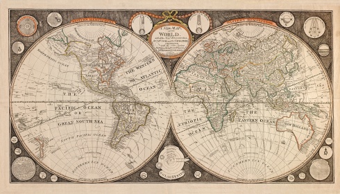 Zobacz obraz Stara mapa świata 001, MAP_001