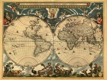 Zobacz obraz Stara mapa świata 005, MAP_005