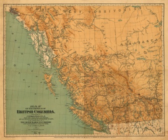 Zobacz obraz Stara mapa British Columbia, MAP_011