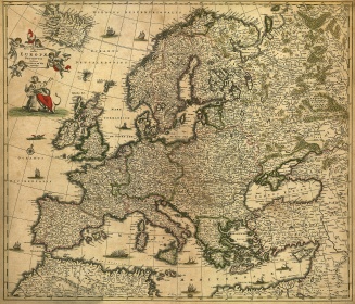 Zobacz obraz Stara mapa Europy , MAP_019