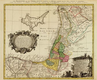 Zobacz obraz Stara mapa Palestyny 031, MAP_031