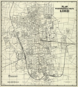Zobacz obraz Stary plan miasta Łódź, MAP_033