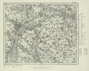 Zobacz obraz Stara mapa Poznania i okolic, MAP_034