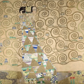 Zobacz obraz Gustav Klimt fragment Drzewa Życia - Oczekiwanie, MAL_G_KLI_014