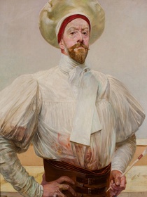 Zobacz obraz Jacek Malczewski, Autoportret w białym stroju, MAL_J_MAL_001_60X90