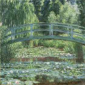 Zobacz obraz Claude Monet, Japoński mostek i lilie wodne, MAL_C_MON_003